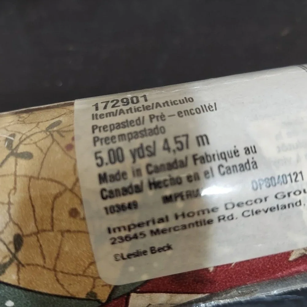 4 Rolls Imperial Leslie Beck Sewing Quilting Wallpaper‎ Border  Prepasted 172901
